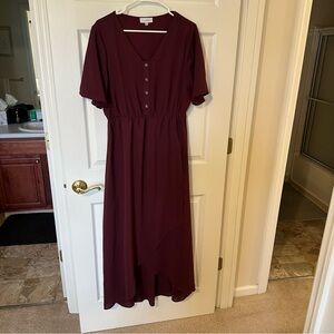 Maroon dress